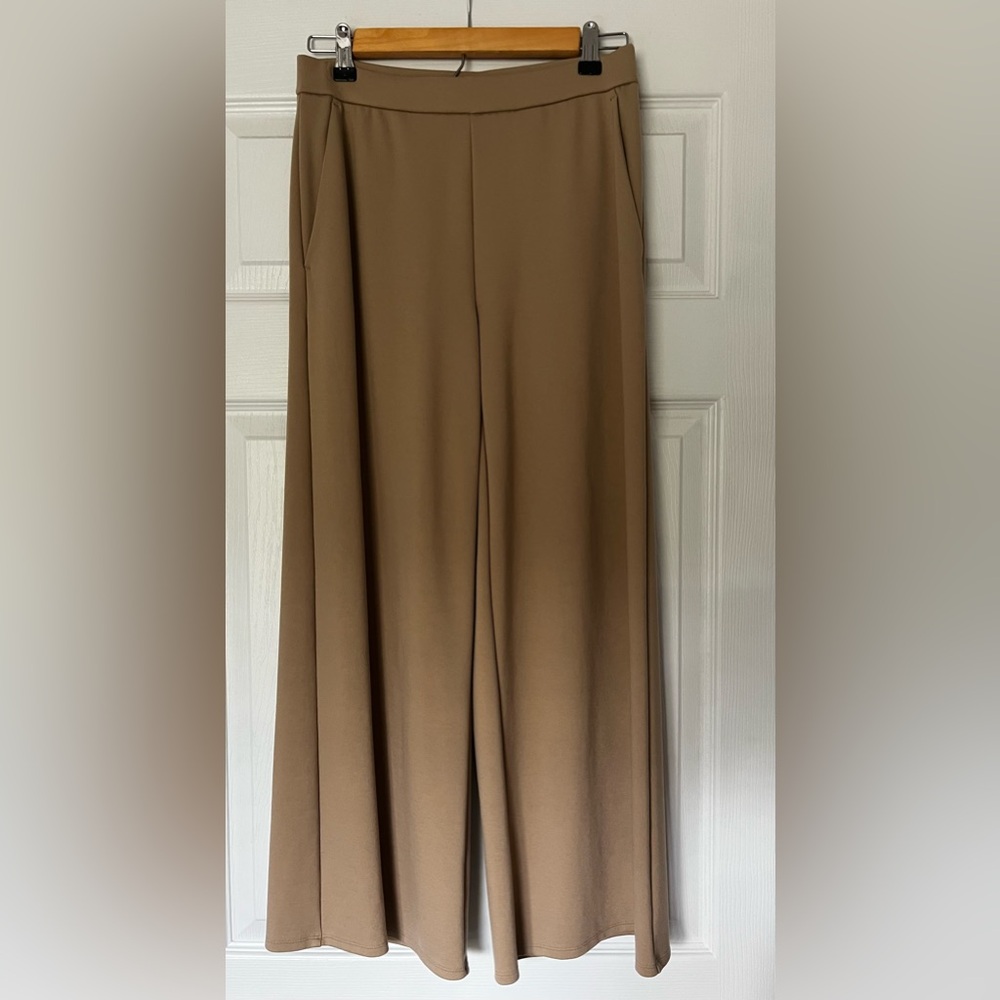 Eileen Fisher Tan Wide Leg Pants